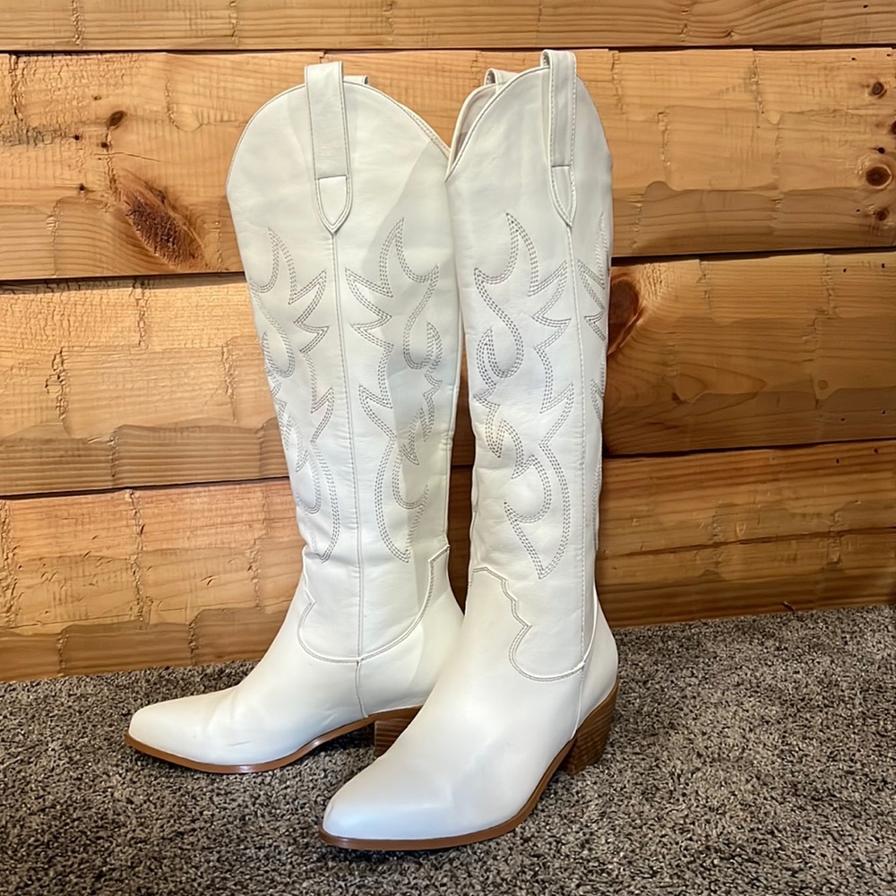 White Cowboy Boots